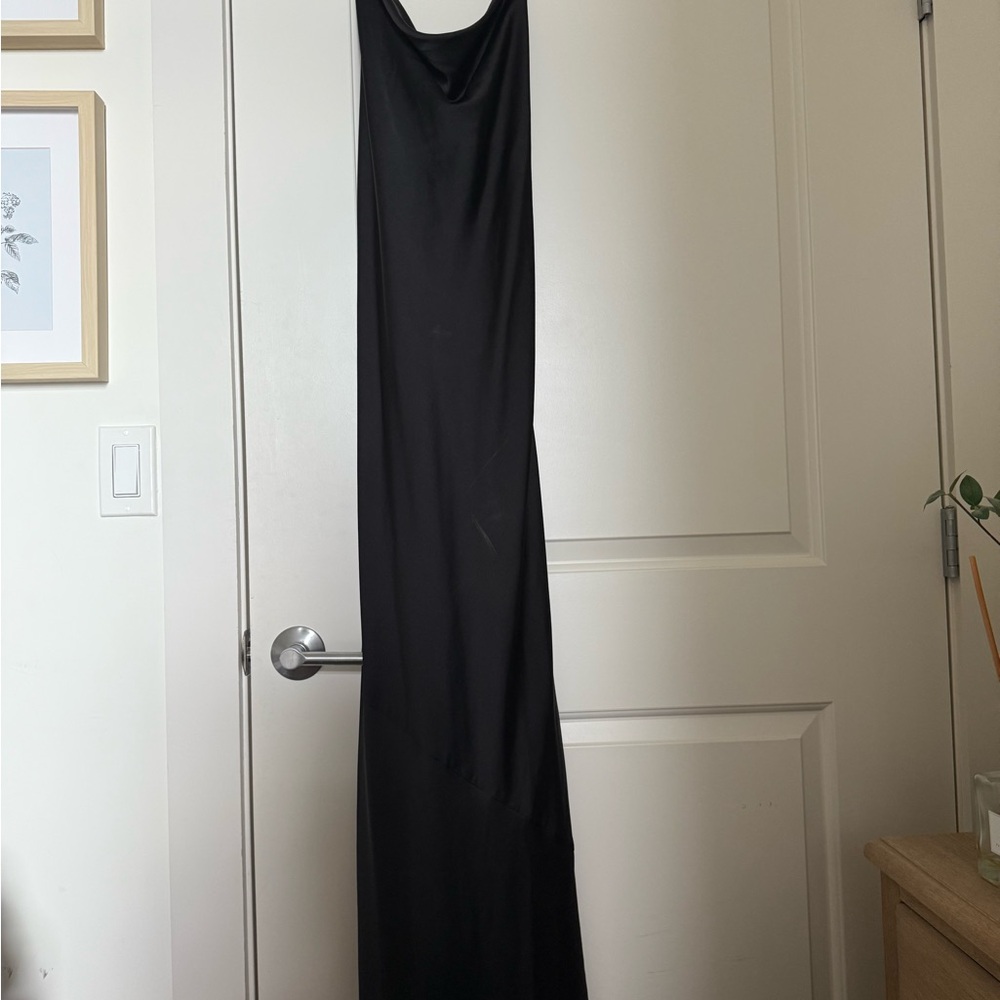 Show Me Your MuMu Black Cowl Neck Sleeveless Maxi Dress
